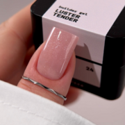 Гель моделюючий Biblioteka Builder Gel Luster №24 Tender  Ніжний із шиммером 30 мл, фото 4