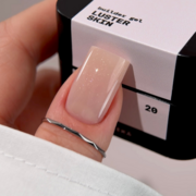 Гель моделюючий Biblioteka Builder Gel Luster №20 Skin Теплий беж із шиммером 15 мл, фото 5