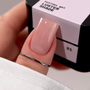 Гель моделюючий Biblioteka Builder Gel Luster №21 Shade Холодний рожево-бежевий з шиммером 15 мл, фото 5