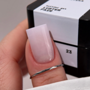 Гель моделюючий Biblioteka Builder Gel Luster №23 Fair Світлий, чистий із шиммером 15 мл, фото 4