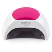 Лампа для манікюру SUNUV SUN 2C UV + LED 48W рожево-біла, фото 1