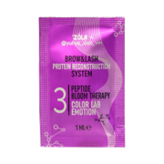 Состав для ламинирования Zola x Yuliya Lash Vin Color Lab Emotion №03 Peptide Bloom Therapy в саше 3 шт*1 мл, фото 1