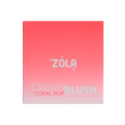 Румяна кремовая Zola Cream Blush Coral Pop, фото 3