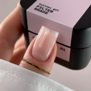 Гель моделирующий Biblioteka Builder Gel Filter №01 Shade Холодный розово-бежевый 15 мл, фото 2