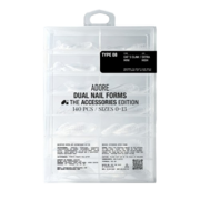 Форми верхні для нарощування нігтів Adore Professional Dual Nail Forms Тип 8 mini claw 140 шт, фото 1