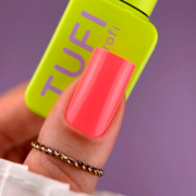 Гель-лак TUFI Profi Summerline №37 Guava яскраво-кораловий 10 мл, фото 4
