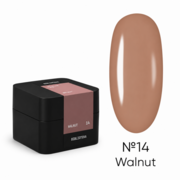 Гель моделирующий Biblioteka Builder Gel №14 Walnut Орех 15 мл, фото 1