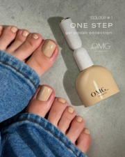 Гель-лак однофазный для педикюра OMG..My Darling One step №1 10 мл, фото 2