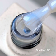 Топ Nails Of The Day Shell №02 голубой 10 мл, фото 3