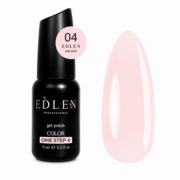 Гель-лак однофазний для педикюру Edlen One step №04 9 мл, фото 1