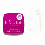 Гель моделюючий Edlen Builder Gel Flower yogurt з сухоцвітами №90 15 мл, фото 1