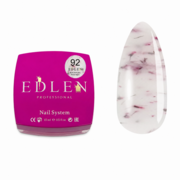 Гель моделюючий Edlen Builder Gel Flower yogurt з сухоцвітами №92 15 мл, фото 1