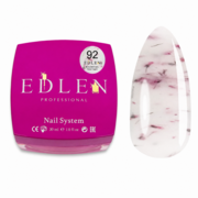 Гель моделюючий Edlen Builder Gel Flower yogurt з сухоцвітами №92 30 мл, фото 1