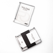 Вії-пучки Polena чорні 16 ліній 2D Mix C 0.07 8-12 мм, фото 1