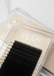 Вії Vilmy Lotus чорні 20 ліній Mix LD 0.07 7-17 мм, фото 4