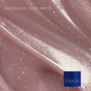 Гель моделирующий Touch Builder gel Shine Mix №3 15 мл, фото 2