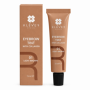 Краска для бровей Klever Beauty 01 Light Brown с коллагеном 15 мл, фото 1
