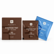 Краска для бровей Klever Beauty 03 Dark Brown с коллагеном в саше 5 мл, фото 1