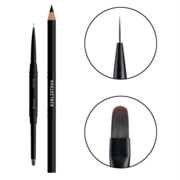 Пензлик для манікюру двосторонній Biblioteka liner 8 мм + round 10 мм, фото 1