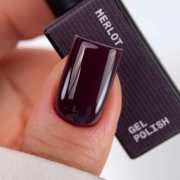 Гель-лак Biblioteka Duo №85 Merlot Глибокий темно-бордовий 10 мл, фото 4