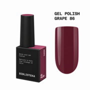 Гель-лак Biblioteka Duo №86 Grape Приглушений виноградно-бордовий 10 мл, фото 1