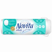 Диски ватные косметические Novita Delicate 100 шт/уп, фото 1