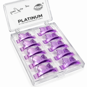 Валики силиконовые для ламинирования ресниц Platinum Спящий мишка 5 пар/уп (L) фиолетовые, фото 1