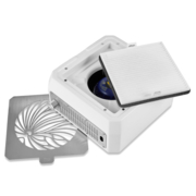 Вытяжка для маникюра Microstop Base с HEPA фильтром 56 W белая, фото 3