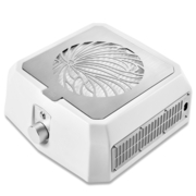 Вытяжка для маникюра Microstop Base Pro с фильтром HEPA 80 W белая, фото 1