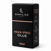 Клей для наращивания ресниц Emmiliss Max-Pro мгновенное сцепление 10 мл черный, фото 1