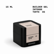 Гель моделюючий Biblioteka Builder Gel Intense №05 Toffee Теплий бежевий 15 мл, фото 1