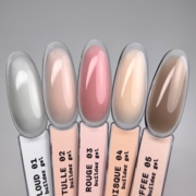 Гель моделюючий Biblioteka Builder Gel Intense №05 Toffee Теплий бежевий 15 мл, фото 3