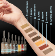Набор хны OKO Lash&amp;Brow Powder 7 шт по 5 г УЦЕНКА срок годности до 11.2026, фото 2