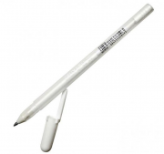 Ручка гелева Touchnew 0.8мм, біла, фото 1