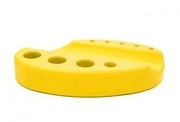 Підставка для ковпачків силіконова, жовта, фото 1