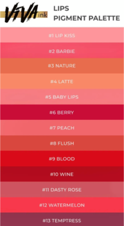 Пігмент Viva Lips 12 Watermelon для перманентного макіяжу, 6мл, фото 2