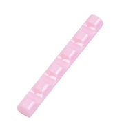 Підставка під пензлики вузька пластикова, рожева, фото 2