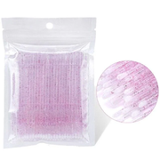 Мікробраші глітерні (100 шт/уп), рожеві, фото 2