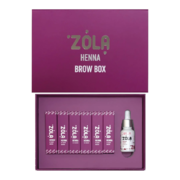 Набір хни Zola Henna Mini Brow Box, 6 шт / 5 г, фото 1