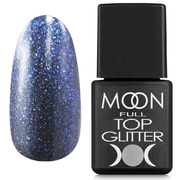 Топ Moon Full Glitter №04 (Blue), 8 мл, фото 1