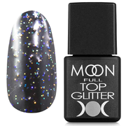 Топ Moon Full Glitter №01 (Rainbow), 8 мл, фото 1