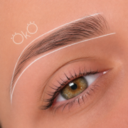 Паста для брів OKO Eyebrow Contour Paste White Pearl, 15 мл, фото 5
