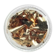 Фольга жатая для дизайна ногтей, розово-золотая, фото 1