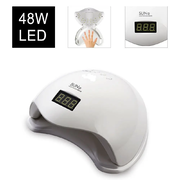 Лампа для маникюра SUN 5 UV + LED 48W, белая, фото 1