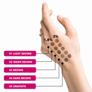 Фарба для брів Zola 04 Dark brown, 15  мл, фото 4