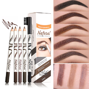 Карандаш для бровей Menow Natural Eyeliner №5, серо-коричневый, фото 3